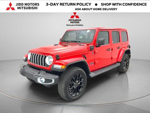Firecracker Red Clearcoat 2025 Jeep Wrangler 4xe Sahara