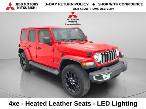 Firecracker Red Clearcoat 2025 Jeep Wrangler 4xe Sahara