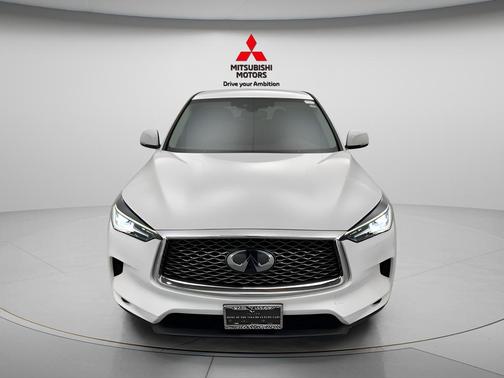 Lunar White 2022 INFINITI QX50 PURE AWD