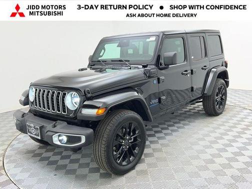 Black Clearcoat 2025 Jeep Wrangler 4xe Sahara