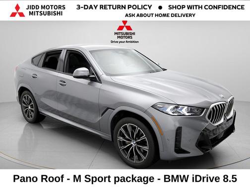 Gray 2025 BMW X6 xDrive40i