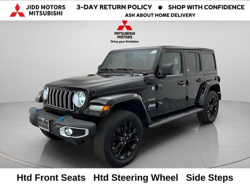 Black Clearcoat 2024 Jeep Wrangler 4xe Sahara