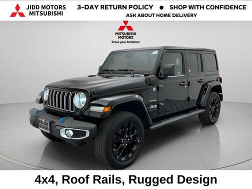 Black Clearcoat 2024 Jeep Wrangler 4xe Sahara
