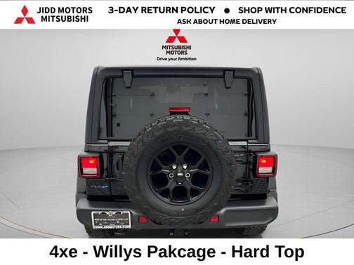 Black Clearcoat 2025 Jeep Wrangler 4xe Willys