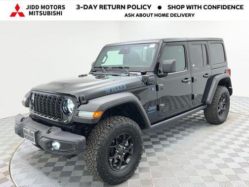 Black Clearcoat 2025 Jeep Wrangler 4xe Willys