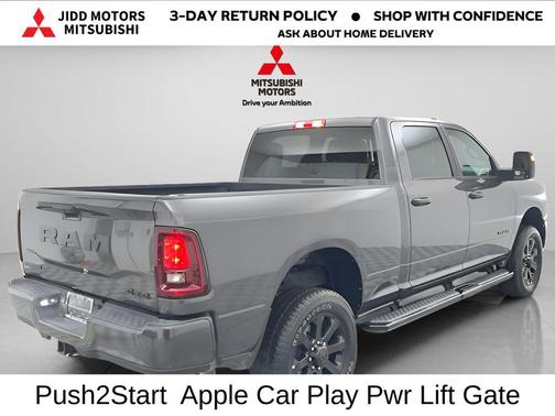 Granite Crystal Metallic Clearcoat 2025 RAM 2500 Big Horn Crew Cab 4x4 6'4' Box