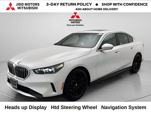 White 2025 BMW 530 i xDrive