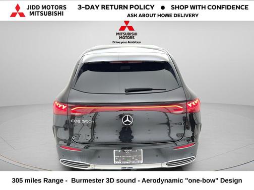 Obsidian Black Metallic 2023 Mercedes-Benz EQE 350+ Base