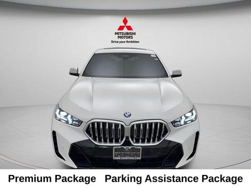 White 2025 BMW X6 xDrive40i