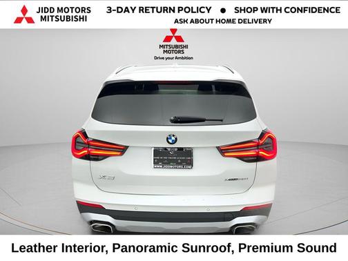 White 2024 BMW X3 xDrive30i