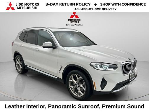 White 2024 BMW X3 xDrive30i