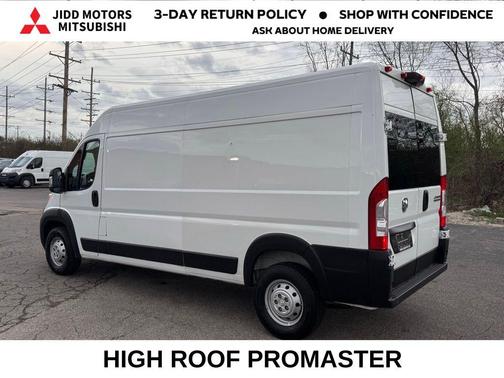 Bright White Clearcoat 2023 RAM ProMaster 2500 High Roof