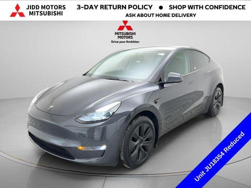 Stealth Grey 2025 Tesla Model Y Long Range Dual Motor All-Wheel Drive