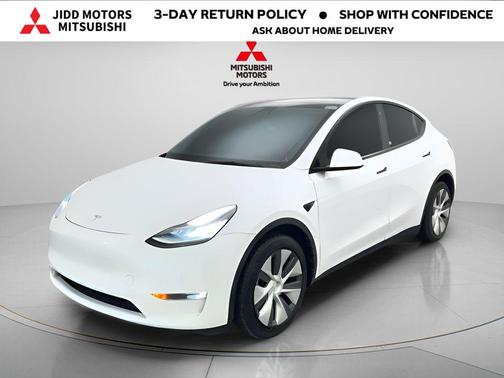 Pearl White Multi-Coat 2021 Tesla Model Y Long Range Dual Motor All-Wheel Drive