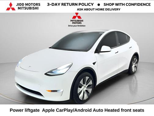 Pearl White Multi-Coat 2021 Tesla Model Y Long Range Dual Motor All-Wheel Drive