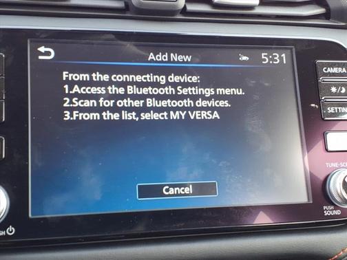 Aspen White 2025 Nissan Versa 1.6 SR