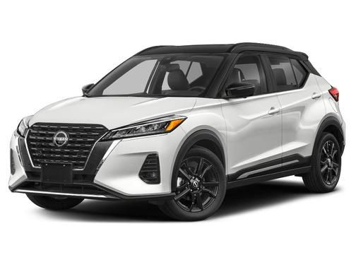 Aspen White / Super Black 2024 Nissan Kicks SR