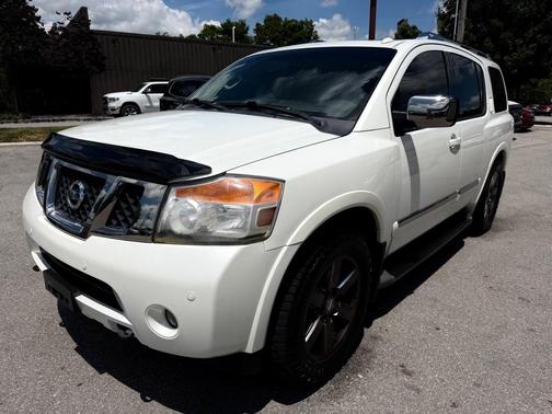 Pearl White 2013 Nissan Armada Platinum