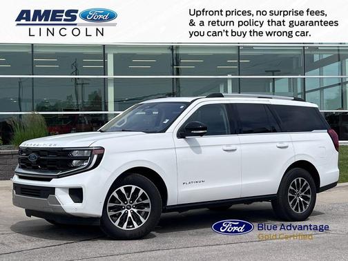 Oxford White 2025 Ford Expedition Platinum