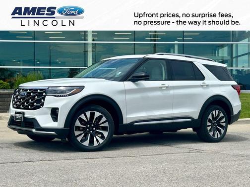 Star White 2026 Ford Explorer Platinum