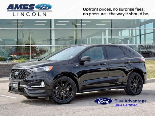Agate Black Metallic 2021 Ford Edge ST Line