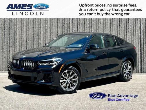 Black Sapphire Metallic 2022 BMW X6 xDrive40i