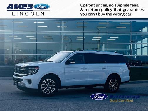 Oxford White 2025 Ford Expedition Max Platinum