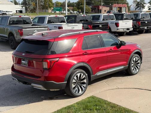 Ruby Red Metallic Tinted Clearcoat 2027 Ford Explorer Platinum