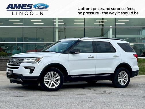 Oxford White 2018 Ford Explorer XLT