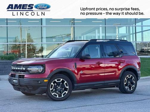 Red Metallic 2021 Ford Bronco Sport Outer Banks