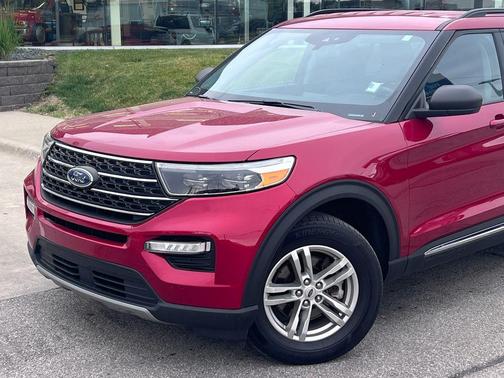 Red Metallic 2023 Ford Explorer XLT