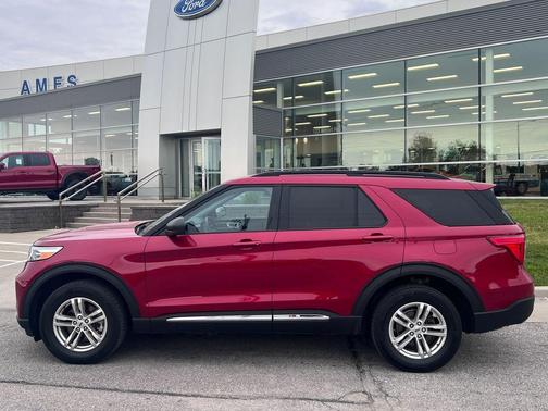 Red Metallic 2023 Ford Explorer XLT