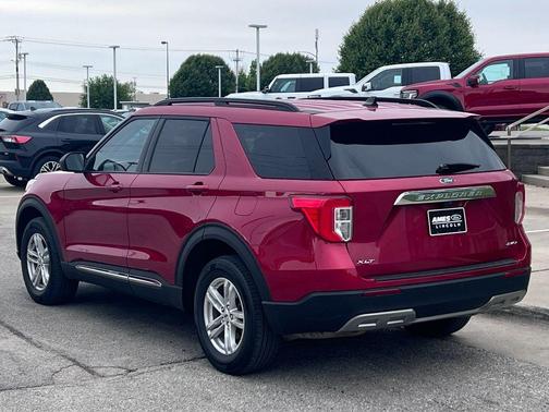 Red Metallic 2023 Ford Explorer XLT