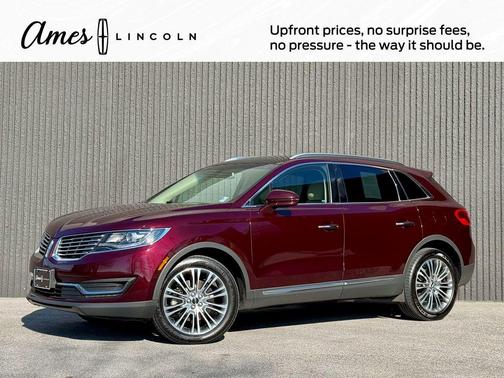 Burgundy Velvet Metallic Tinted Clearcoat 2017 Lincoln MKX Reserve