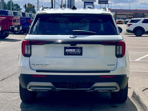 White 2026 Ford Explorer Platinum