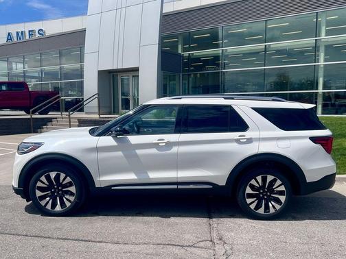White 2026 Ford Explorer Platinum