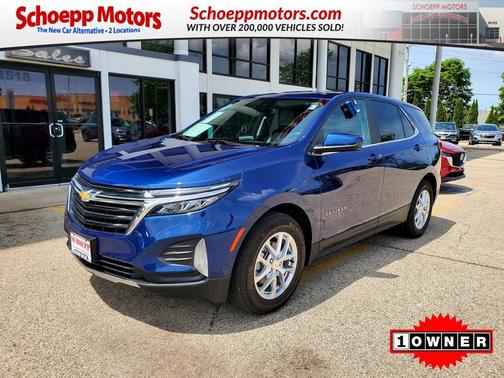 Seaglass Blue Metallic 2022 Chevrolet Equinox 1LT