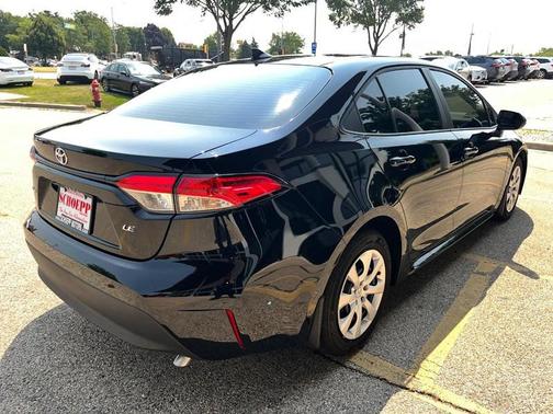 Midnight Black Metallic 2025 Toyota Corolla LE