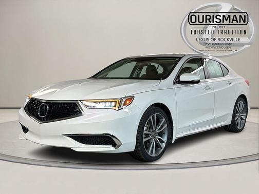 Platinum White Pearl 2020 Acura TLX Technology