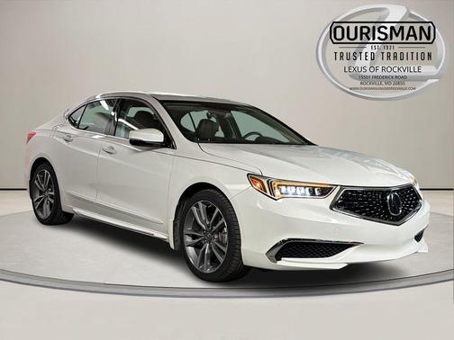 Platinum White Pearl 2020 Acura TLX Technology