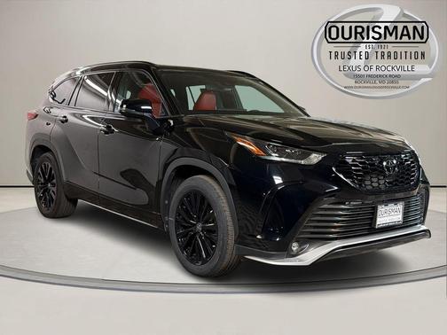 Midnight Black Metallic 2023 Toyota Highlander XSE