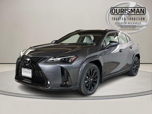 Cloudburst Gray w/Obsidian Roof 2026 Lexus UX 300h F SPORT Design
