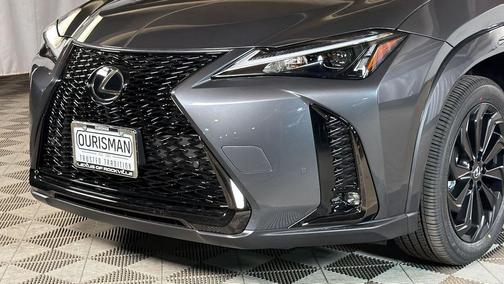 Cloudburst Gray w/Obsidian Roof 2026 Lexus UX 300h F SPORT Design