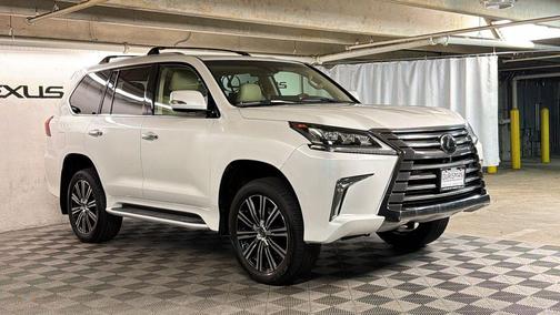 Eminent White Pearl 2021 Lexus LX 570 Three-Row