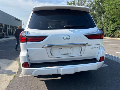 Eminent White Pearl 2021 Lexus LX 570 Three-Row