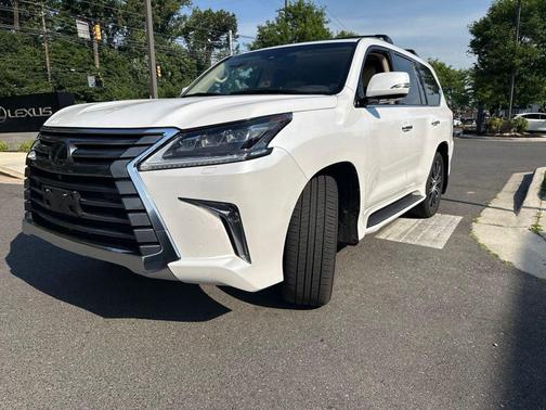Eminent White Pearl 2021 Lexus LX 570 Three-Row