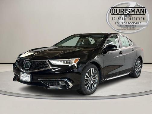 Crystal Black Pearl 2018 Acura TLX Base