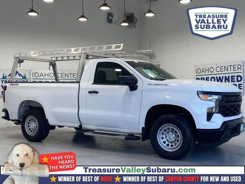 Summit White 2022 Chevrolet Silverado 1500 WT