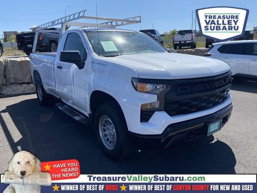 Summit White 2022 Chevrolet Silverado 1500 WT
