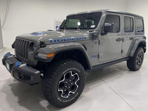 Sting-Gray Clearcoat 2023 Jeep Wrangler 4xe Rubicon
